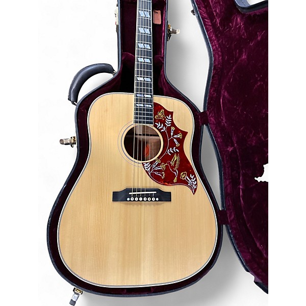 Used Gibson Hummingbird Custom Koa Natural Acoustic Electric Guitar