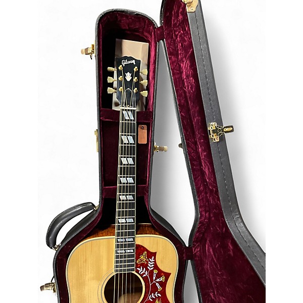 Used Gibson Hummingbird Custom Koa Natural Acoustic Electric Guitar