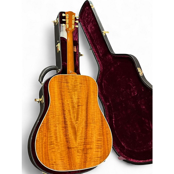 Used Gibson Hummingbird Custom Koa Natural Acoustic Electric Guitar