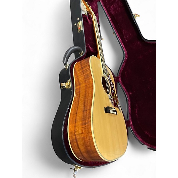 Used Gibson Hummingbird Custom Koa Natural Acoustic Electric Guitar