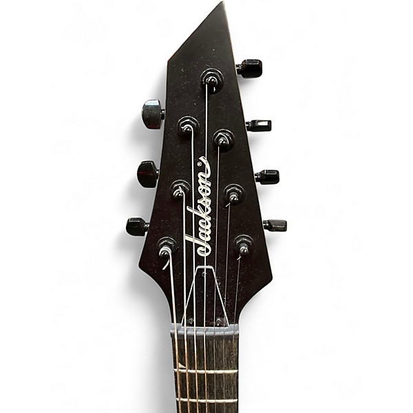 Used Jackson JS22 7 KV HT Black Solid Body Electric Guitar