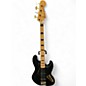 Used Fender Geddy Lee Signature Jazz Bass w/ EMGs Black Electric Bass Guitar