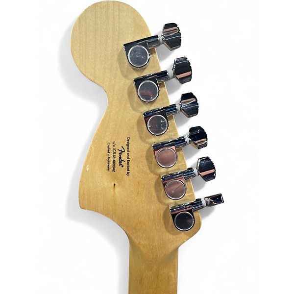 Used Squier Stratocaster HSS Black Solid Body Electric Guitar