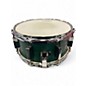 Used 2000 Pork Pie 6X12 Little Squealer Snare Green Drum