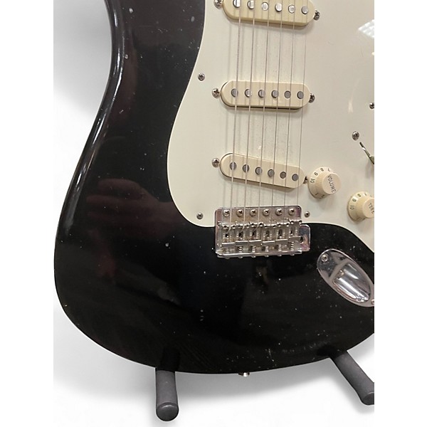 Used Fender Artist Series Eric Johnson Stratocaster Black Solid Body Electric Guitar