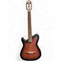 Used Ibanez FRH10NL LEFT HANDED Brown Sunburst Classical Acoustic Electric Guitar thumbnail