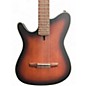 Used Ibanez FRH10NL LEFT HANDED Brown Sunburst Classical Acoustic Electric Guitar