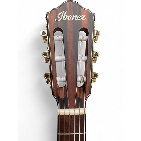 Used Ibanez FRH10NL LEFT HANDED Brown Sunburst Classical Acoustic Electric Guitar