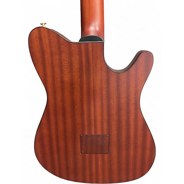 Used Ibanez FRH10NL LEFT HANDED Brown Sunburst Classical Acoustic Electric Guitar