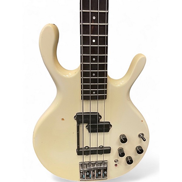 Used Pedulla MVP4 White Electric Bass Guitar