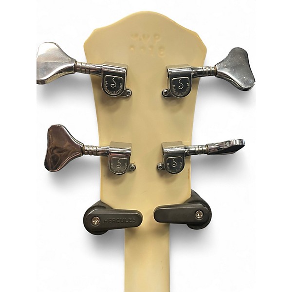 Used Pedulla MVP4 White Electric Bass Guitar