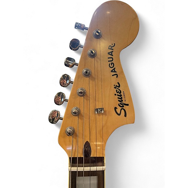 Used 2025 Squier Classic Vibe '70s Jaguar Daphne Blue Solid Body Electric Guitar