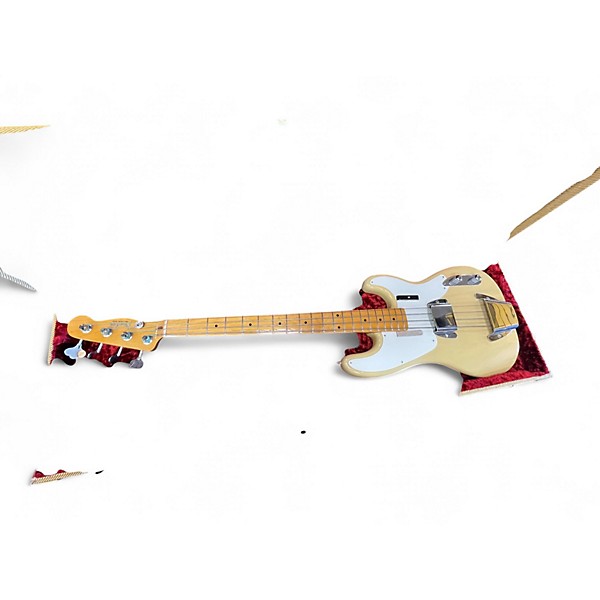 Used 2022 Fender AMERICAN VINTAGE II PRECISION BASS Butterscotch Blonde Electric Bass Guitar