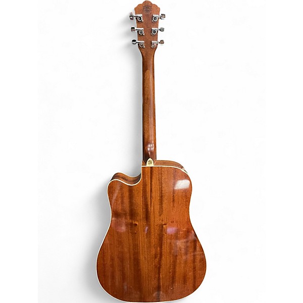 Used Washburn HD10SCE Natural Acoustic Electric Guitar