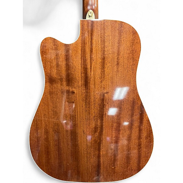 Used Washburn HD10SCE Natural Acoustic Electric Guitar