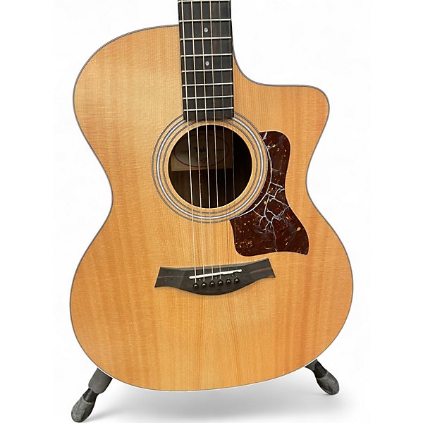 Used Taylor 214CE Natural Acoustic Electric Guitar