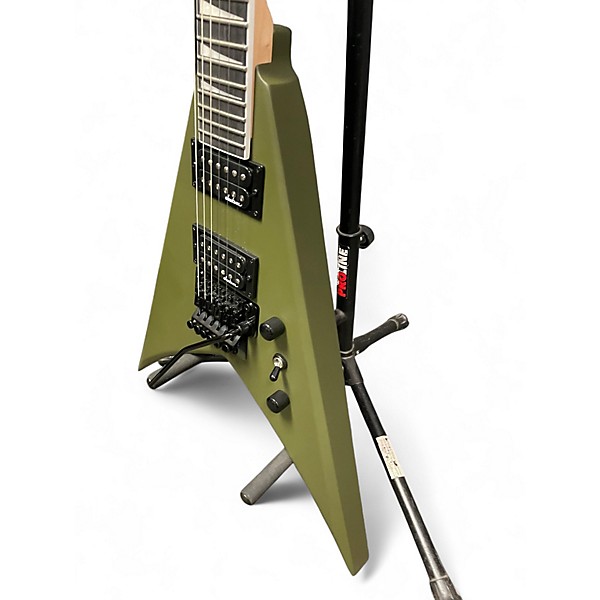 Used Jackson JS32 KING V ARMY DRAB Solid Body Electric Guitar