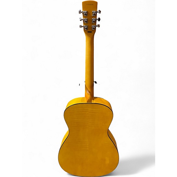 Used Dobro Hound Dog Deluxe Round Neck Vintage Brown Resonator Guitar