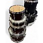 Used Pearl 4 Piece ROADSHOW KIT Wine Red Drum Kit thumbnail