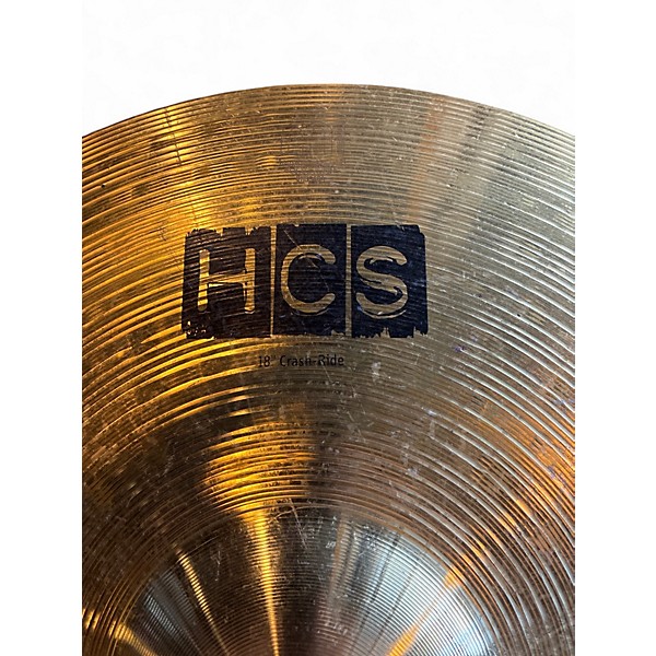 Used MEINL 18in HCS Crash Ride Cymbal
