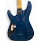 Used 2017 Schecter Guitar Research Omen Extreme 6 Ocean Blue Burst Solid Body Electric Guitar