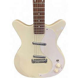 Used Danelectro 59M WHITE Solid Body Electric Guitar