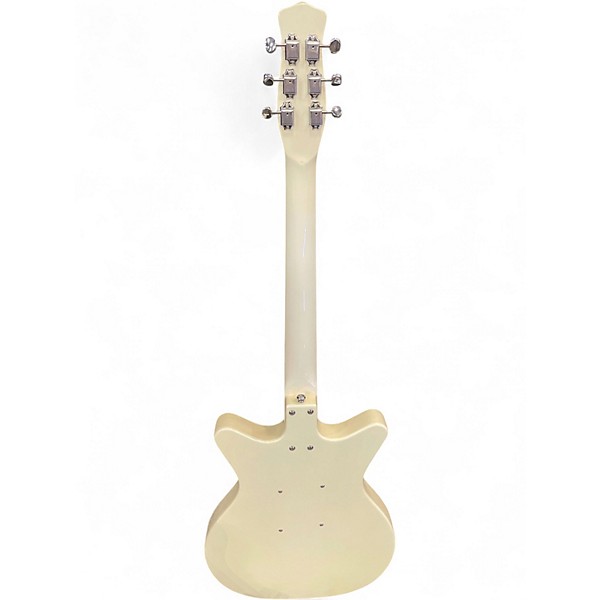 Used Danelectro 59M WHITE Solid Body Electric Guitar