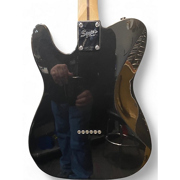 Used Squier Contemporary Telecaster HH Black Solid Body Electric Guitar