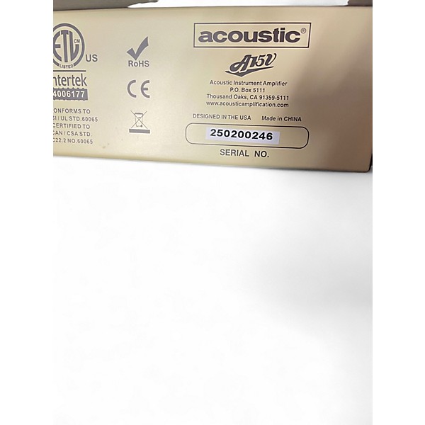 Used Acoustic A15 15W 1x6.5 Acoustic Guitar Combo Amp