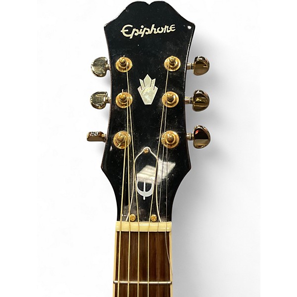 Used Epiphone PR5E Natural Acoustic Electric Guitar