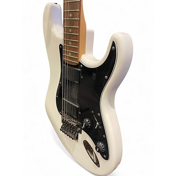 Used Squier Contemporary Active Stratocaster Alpine White Solid Body Electric Guitar