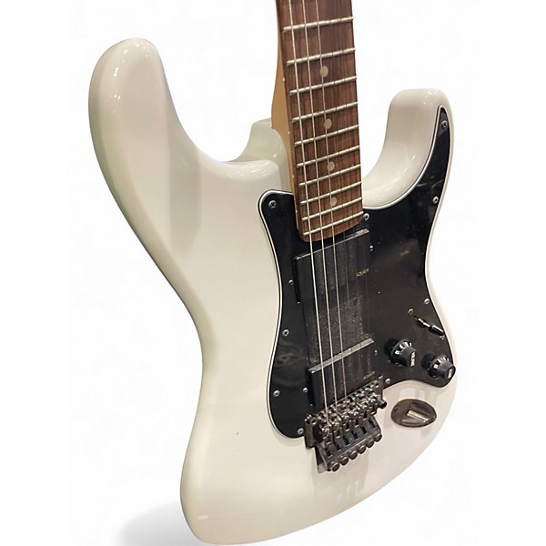 Used Squier Contemporary Active Stratocaster Alpine White Solid Body Electric Guitar