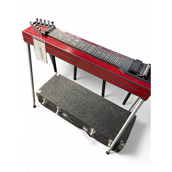 Used GFI Musical Products Expo Red Mica Lap Steel