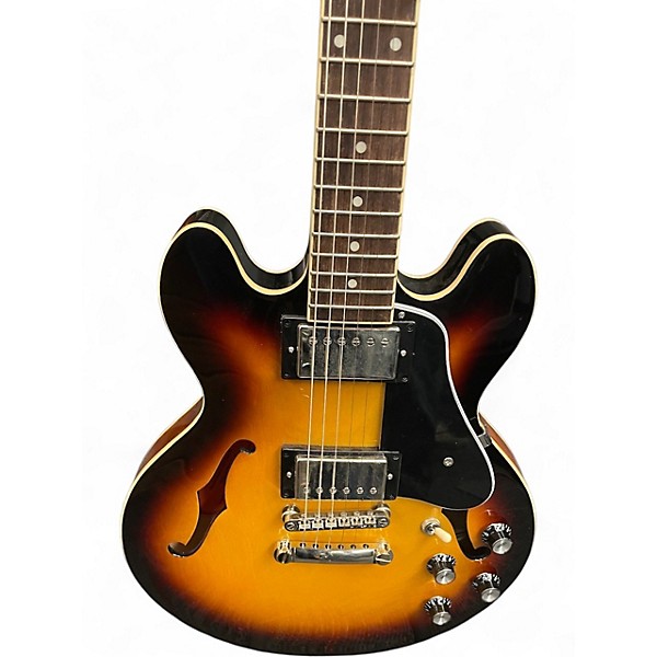 Used Epiphone ES339 Sunburst Hollow Body Electric Guitar