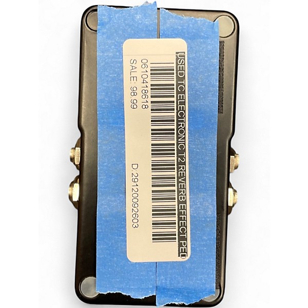 Used TC Electronic T2 Reverb Effect Pedal