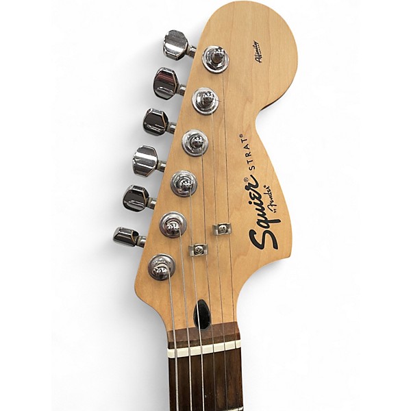 Used Squier Affinity Stratocaster Black Solid Body Electric Guitar