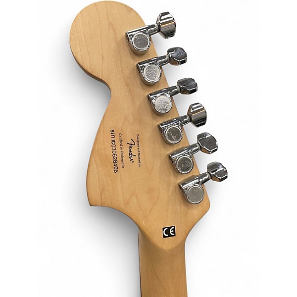 Used Squier Affinity Stratocaster Black Solid Body Electric Guitar