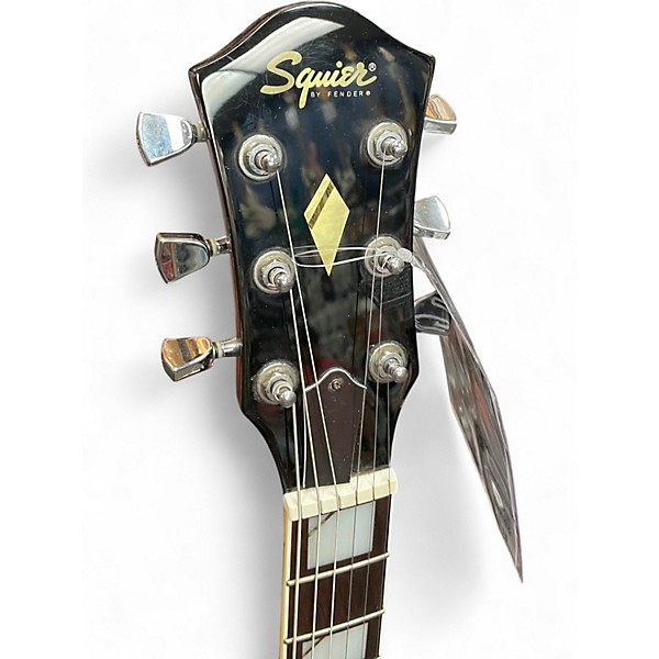 Used 2002 Squier M-77 Cherry Sunburst Solid Body Electric Guitar