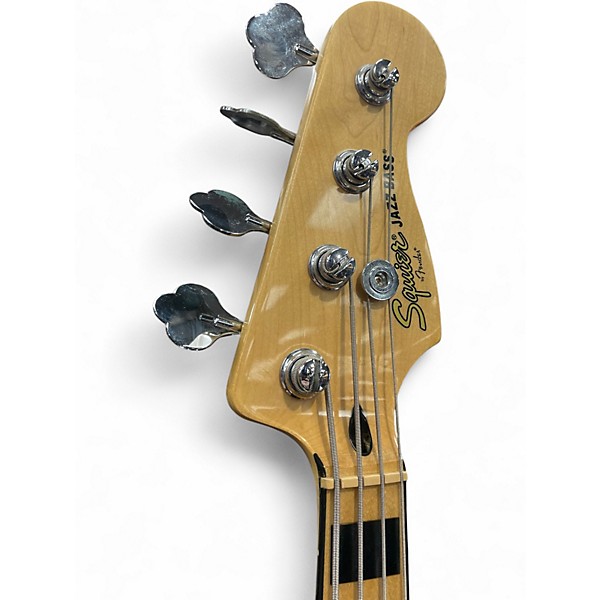 Used Squier Classic Vibe 70s Jazz Bass Olympic White Electric Bass Guitar