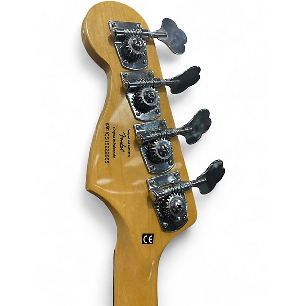 Used Squier Classic Vibe 70s Jazz Bass Olympic White Electric Bass Guitar