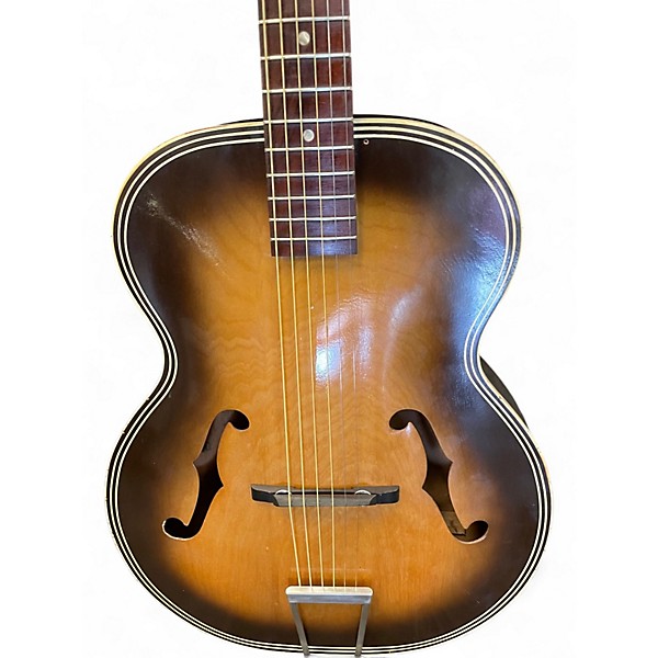 Vintage 1970 Harmony 1215 2 Color Sunburst Acoustic Guitar