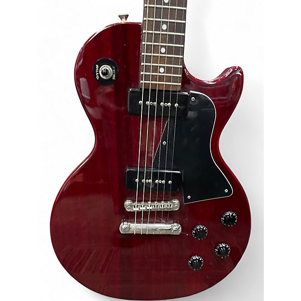 Used Epiphone Les Paul Special P90 Limited Edition Trans Red Solid Body Electric Guitar