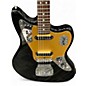 Used Fender TRADITIONAL 60S II JAGUAR Black and Gold Solid Body Electric Guitar thumbnail