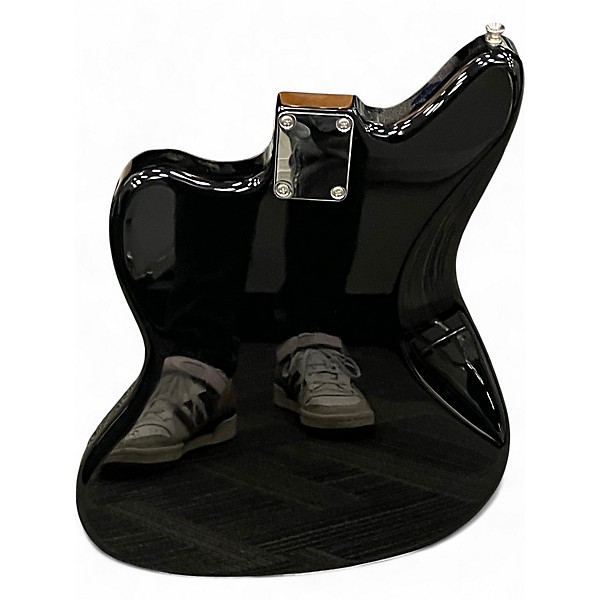 Used Fender TRADITIONAL 60S II JAGUAR Black and Gold Solid Body Electric Guitar