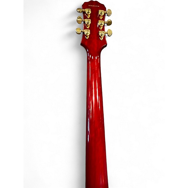 Used Epiphone Les Paul Custom Cherry Sunburst Solid Body Electric Guitar