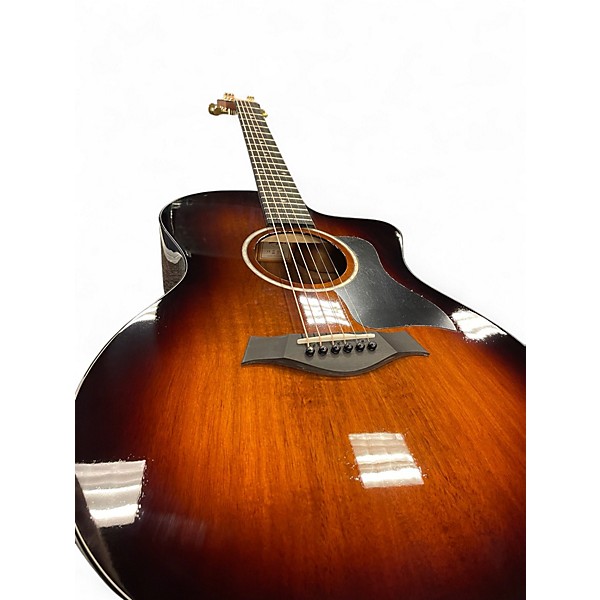 Used Taylor 224CEKDLX 2 Color Sunburst Acoustic Electric Guitar