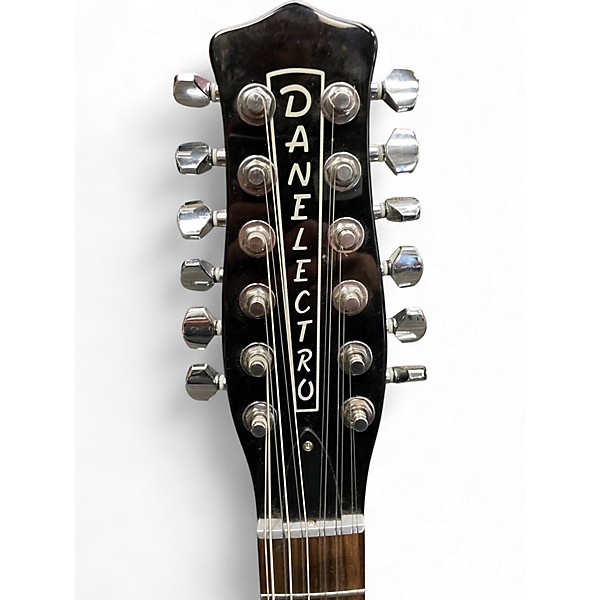 Used Danelectro 12 STRING SEMI Tobacco Hollow Body Electric Guitar