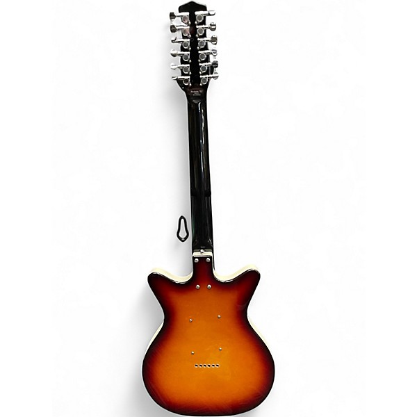 Used Danelectro 12 STRING SEMI Tobacco Hollow Body Electric Guitar
