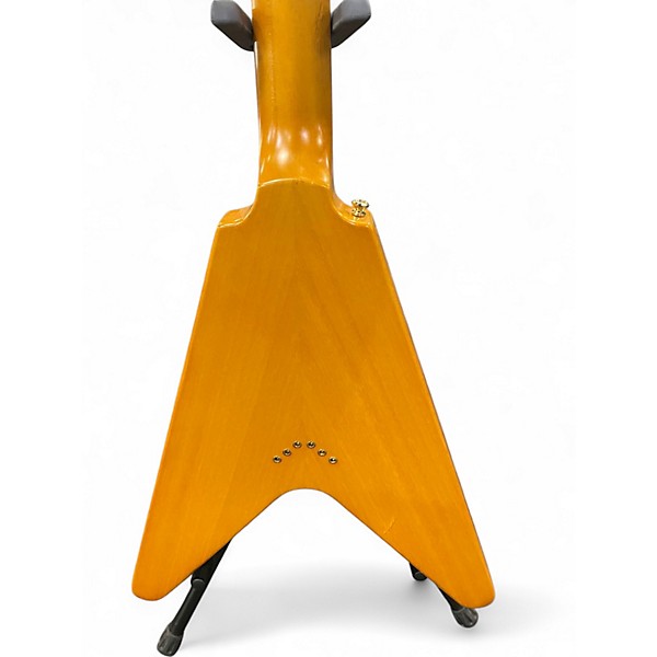 Used Epiphone 1958 Korina Flying V Natural Solid Body Electric Guitar