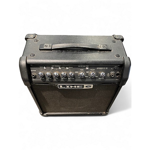 Used Line 6 Spider IV 15W 1X8 Guitar Combo Amp